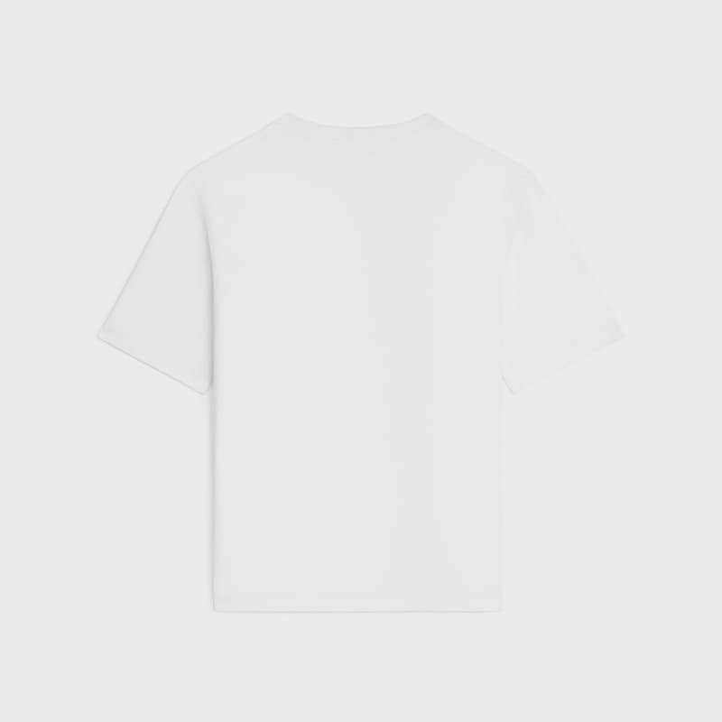 t-shirt ampia in jersey di cotone