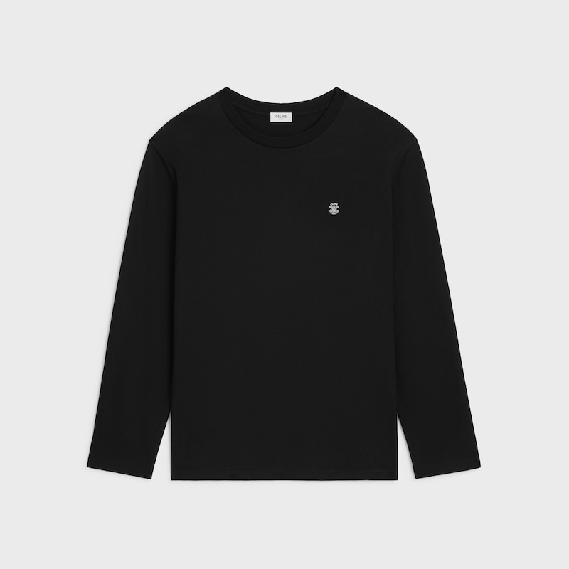 t-shirt ampia in jersey di cotone