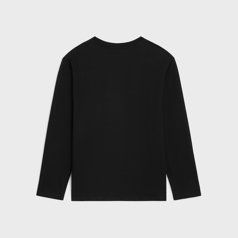 t-shirt ampia in jersey di cotone