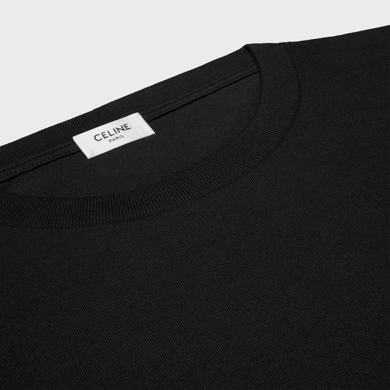 t-shirt ampia in jersey di cotone