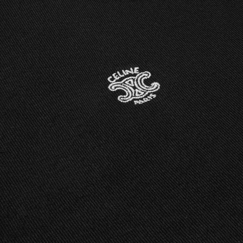 t-shirt ampia in jersey di cotone
