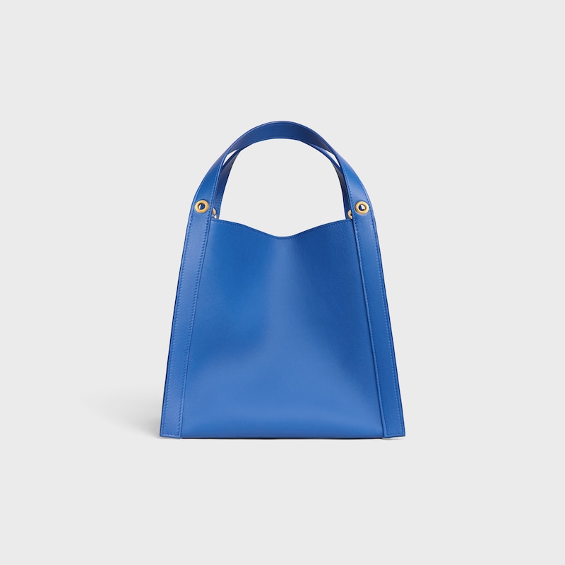 borsa cubo piccola in morbida pelle di vitello