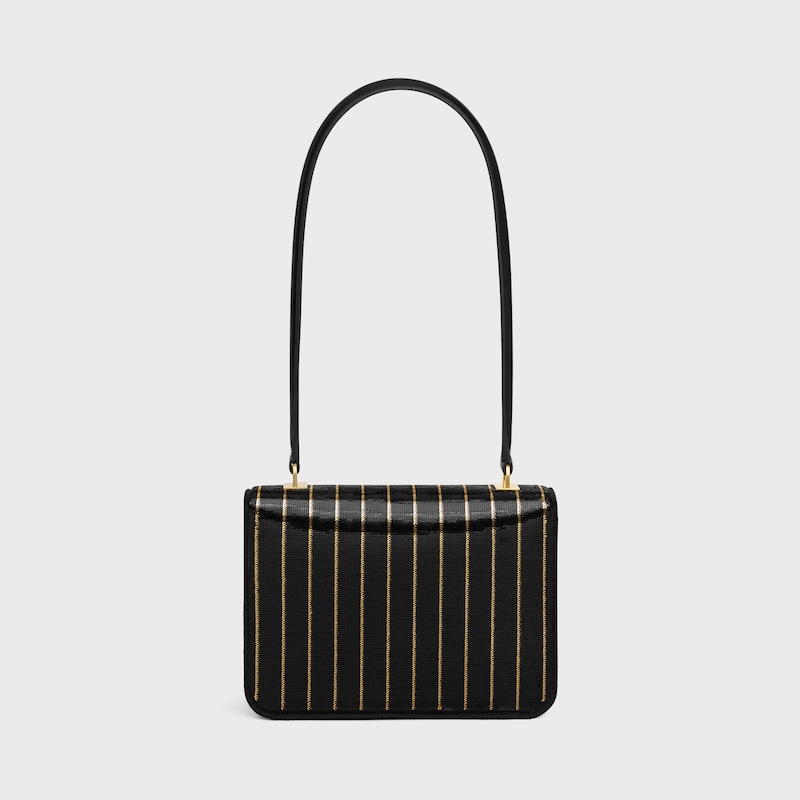 borsa teen garance in paillettes a righe