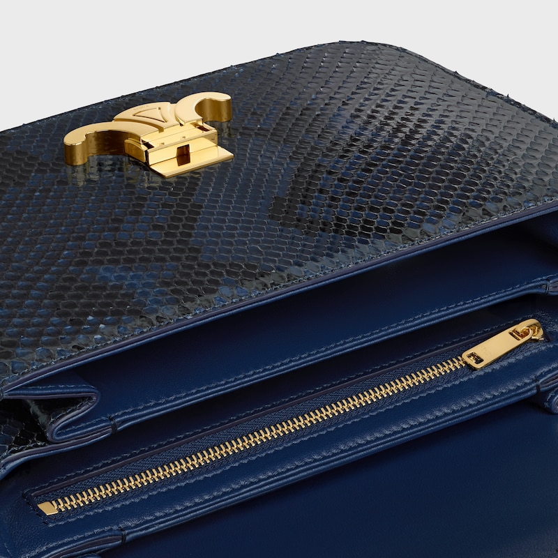 borsa classique triomphe in pitone