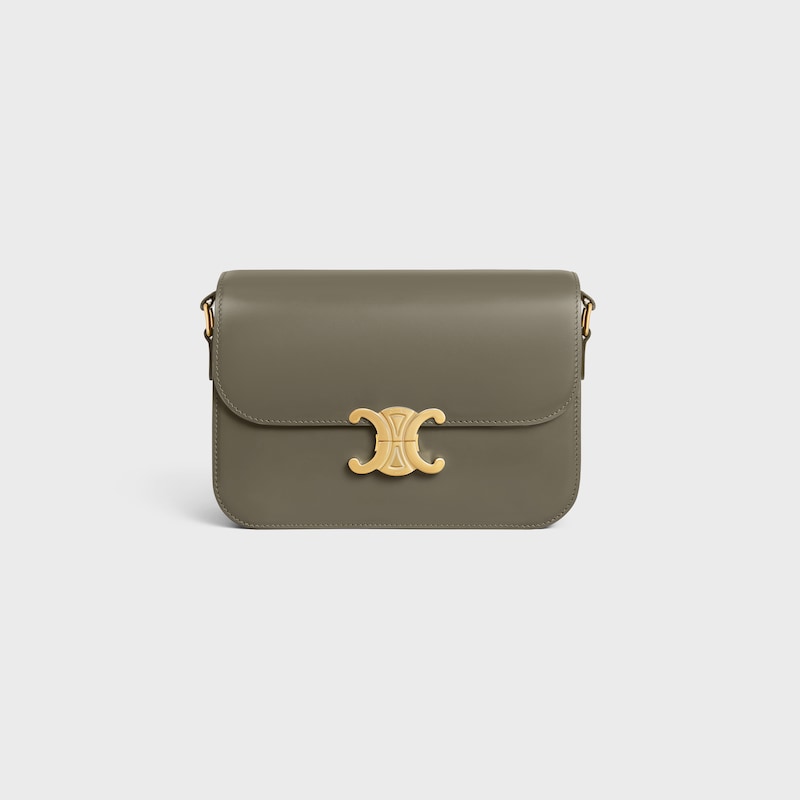 borsa classique triomphe in vitello lucido