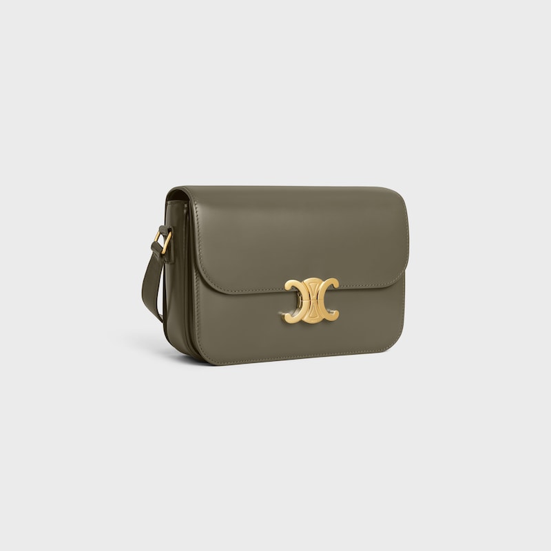 borsa classique triomphe in vitello lucido