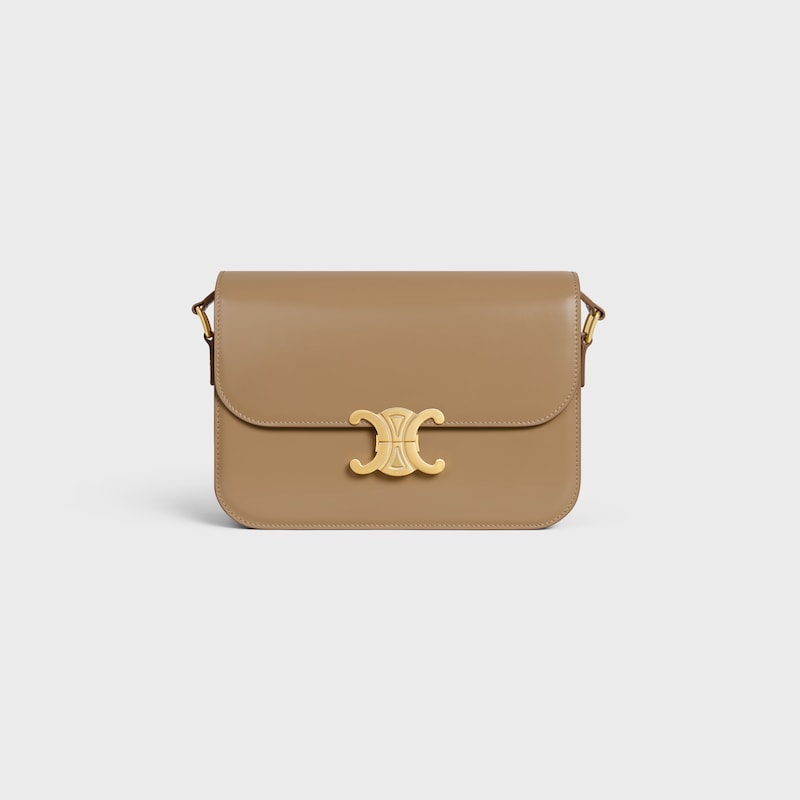 borsa classique triomphe in vitello lucido