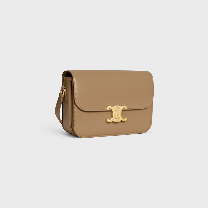 borsa classique triomphe in vitello lucido
