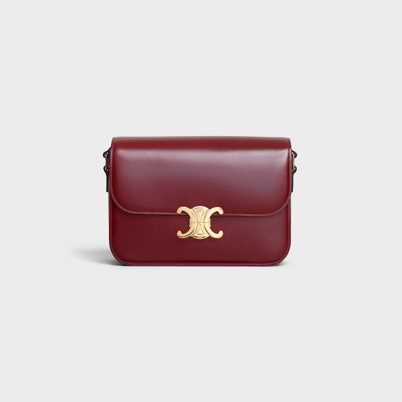 borsa classique triomphe in vitello lucido