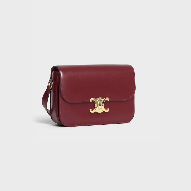 borsa classique triomphe in vitello lucido