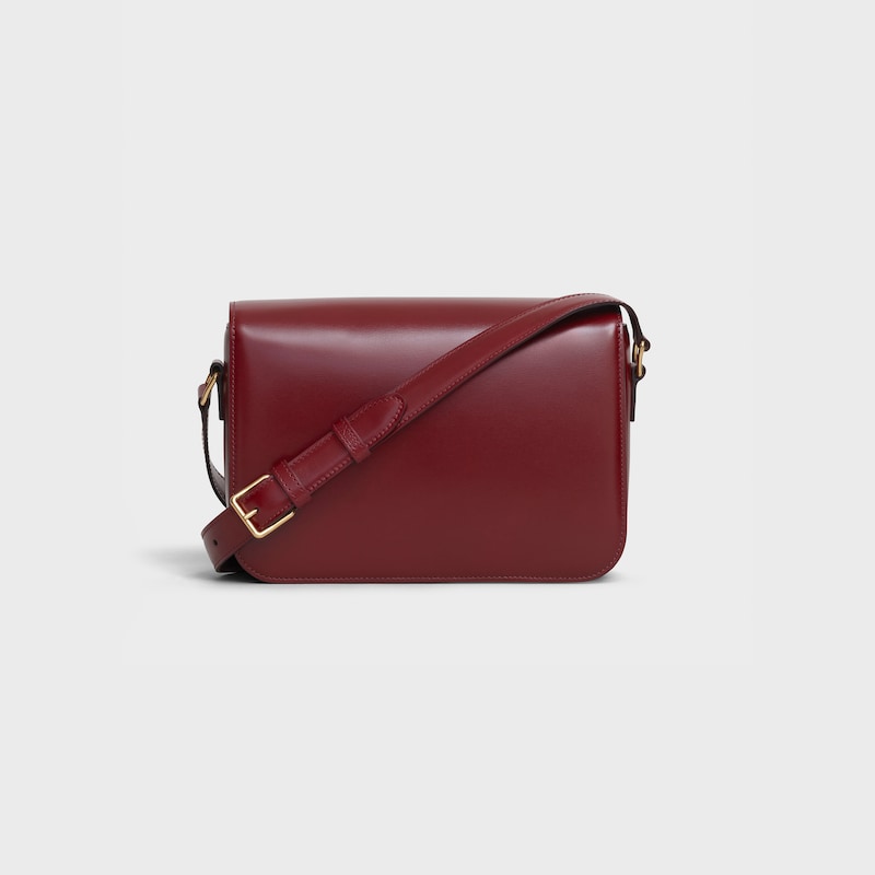 borsa classique triomphe in vitello lucido