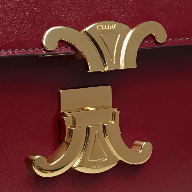 borsa classique triomphe in vitello lucido