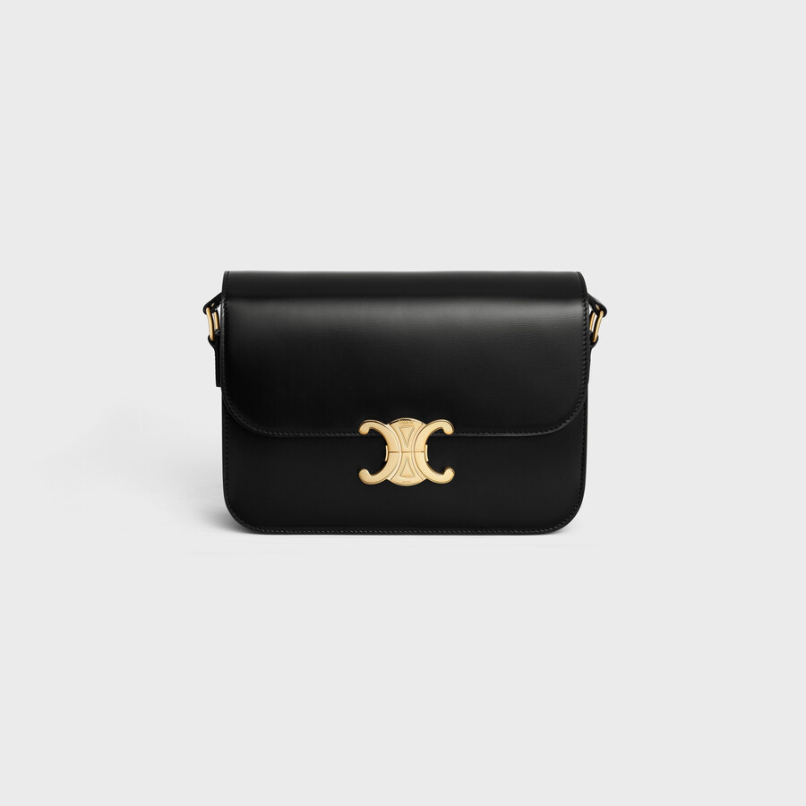 borsa classique triomphe in vitello lucido