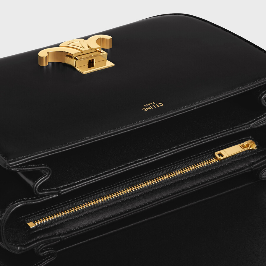borsa classique triomphe in vitello lucido