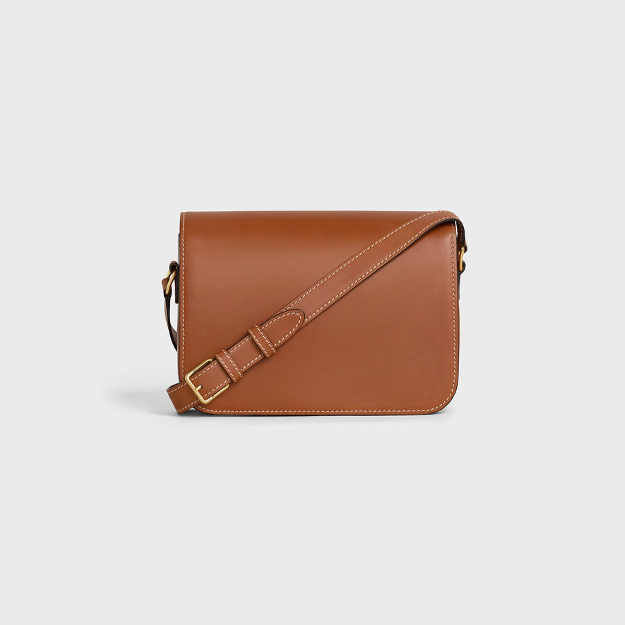 borsa classique triomphe in vitello naturale