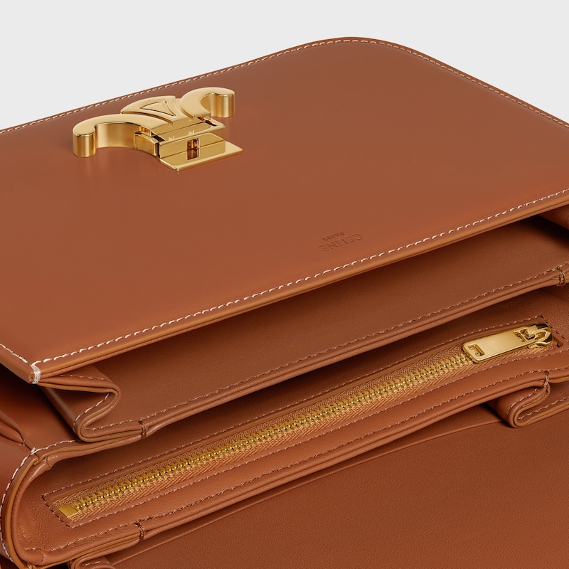 borsa classique triomphe in vitello naturale