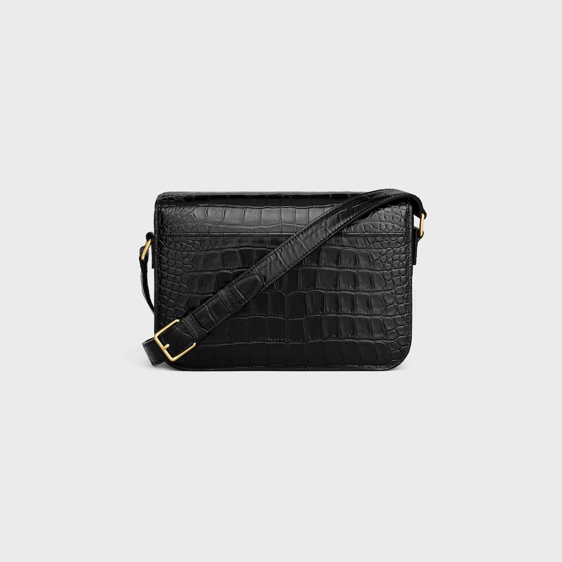 borsa classique triomphe in coccodrillo nilotico