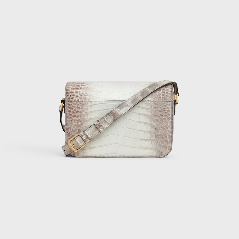 borsa classique triomphe in coccodrillo nilotico