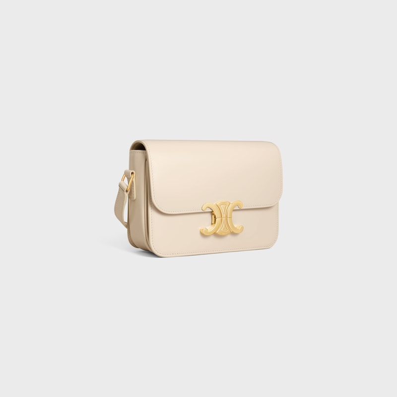 borsa teen triomphe in pelle di vitello lucida