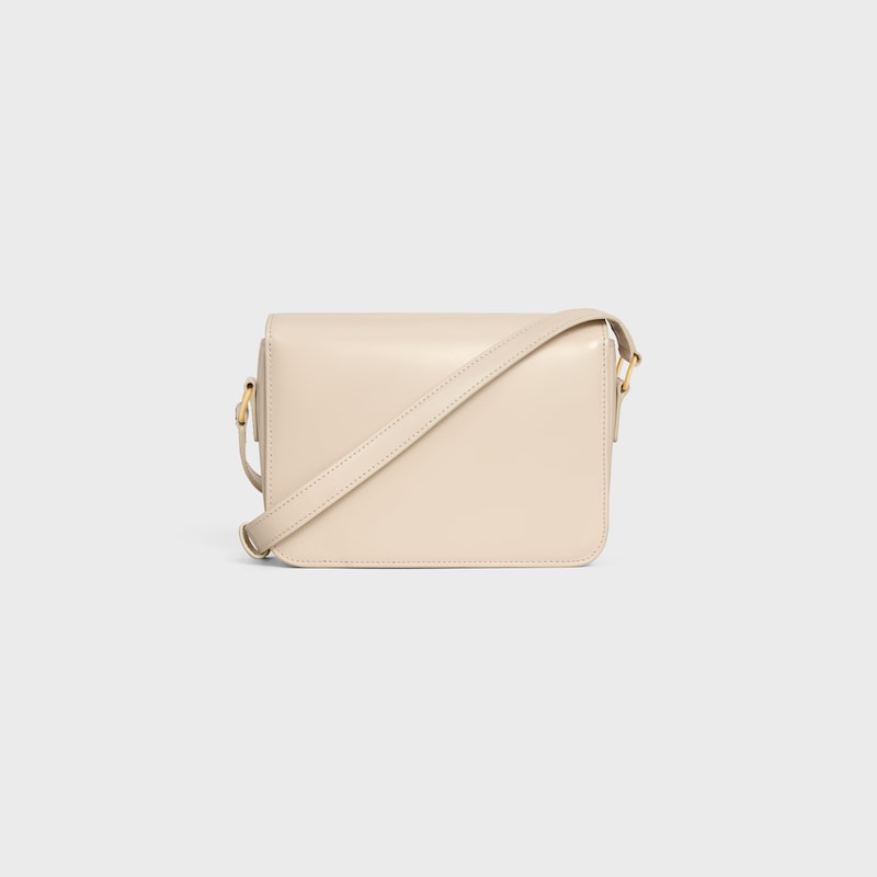 borsa teen triomphe in pelle di vitello lucida