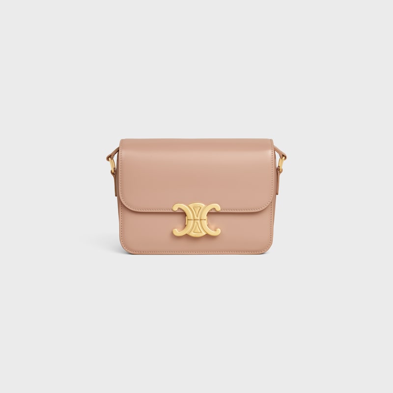 borsa teen triomphe in pelle di vitello lucida