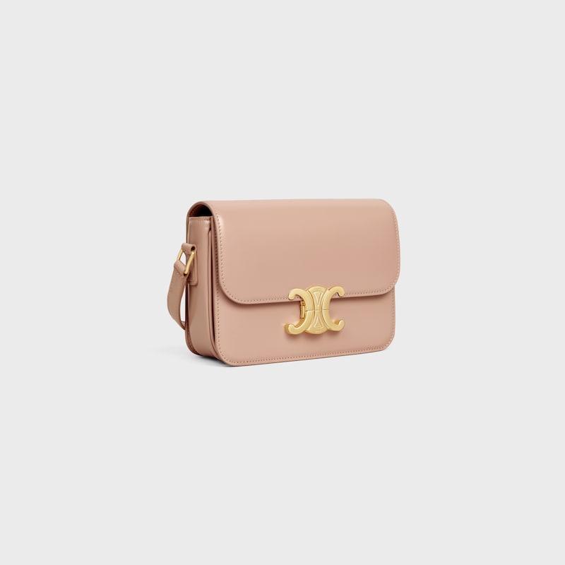 borsa teen triomphe in pelle di vitello lucida