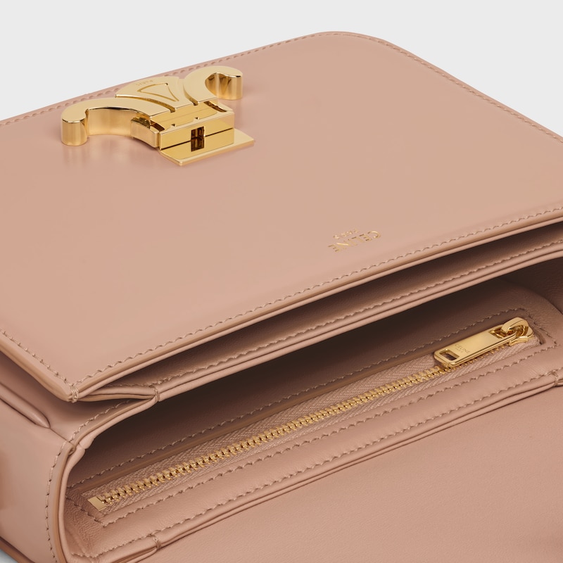 borsa teen triomphe in pelle di vitello lucida