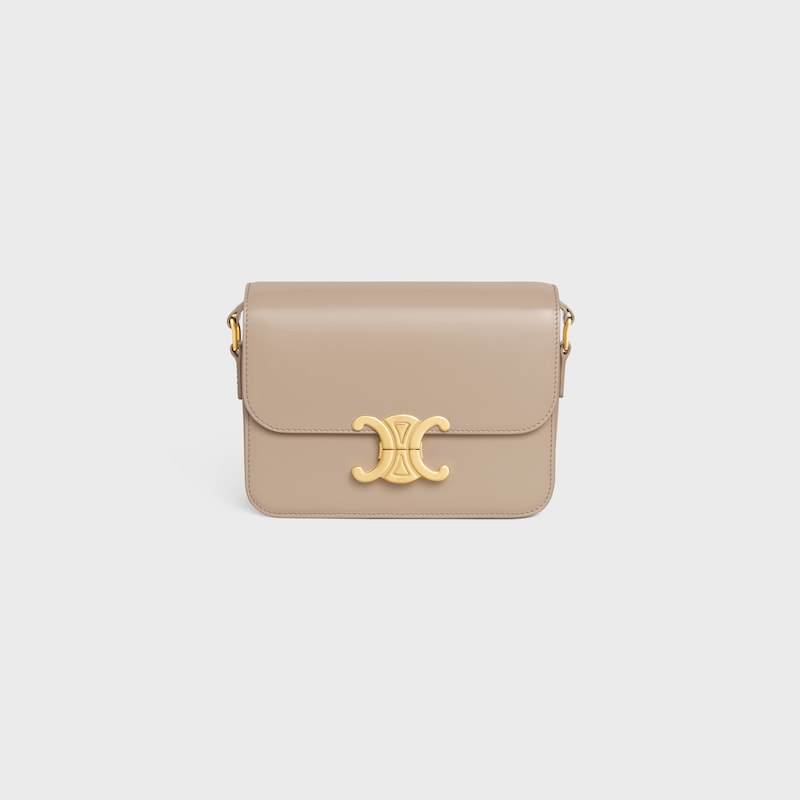 borsa teen triomphe in pelle di vitello lucida