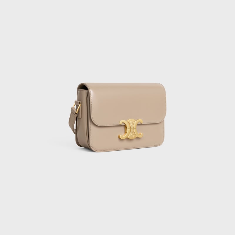 borsa teen triomphe in pelle di vitello lucida