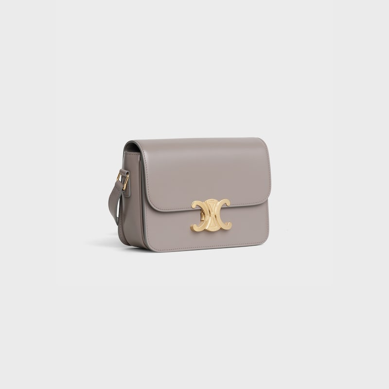 borsa teen triomphe in pelle di vitello lucida