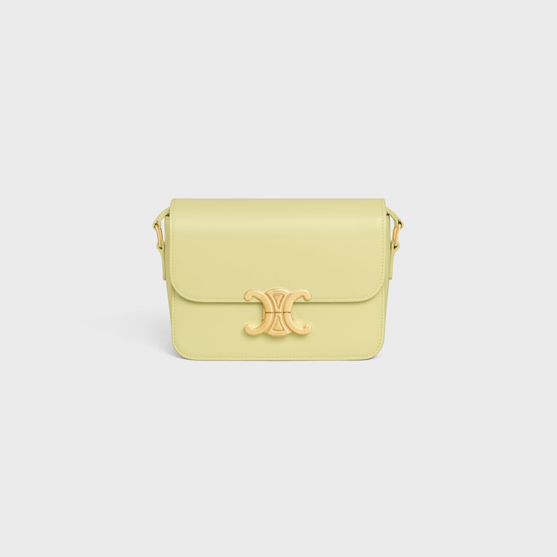 borsa teen triomphe in pelle di vitello lucida