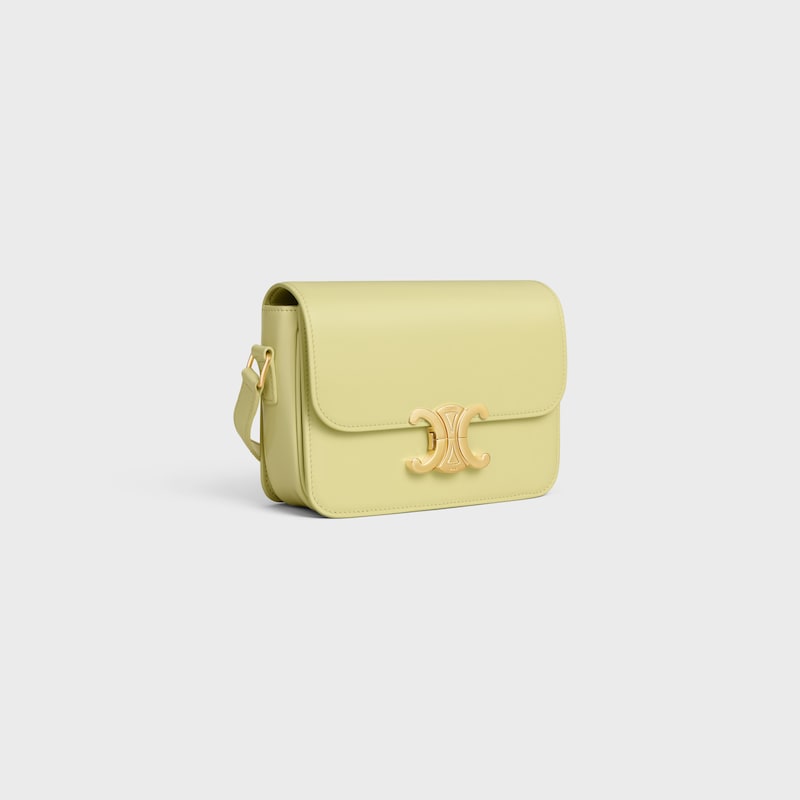 borsa teen triomphe in pelle di vitello lucida