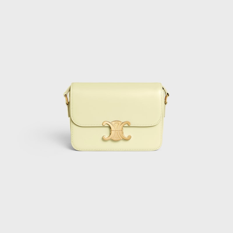 borsa teen triomphe in pelle di vitello lucida