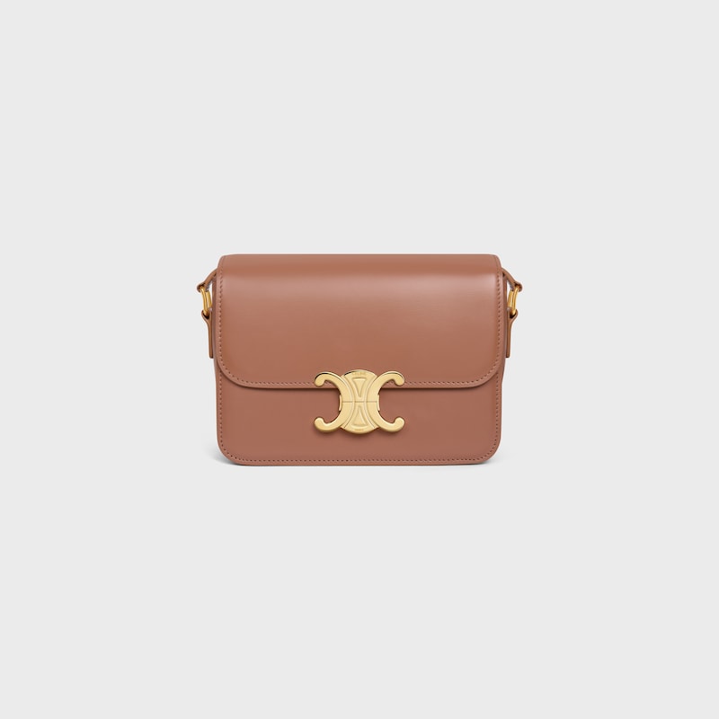 borsa teen triomphe in pelle di vitello lucida