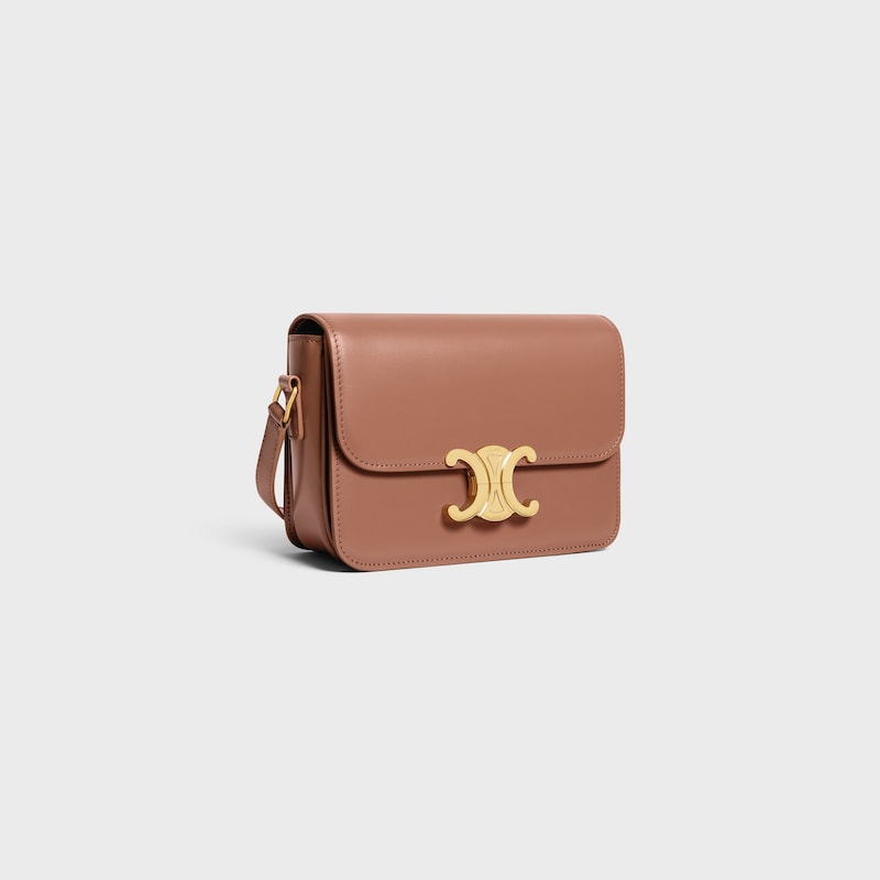 borsa teen triomphe in pelle di vitello lucida