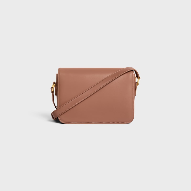borsa teen triomphe in pelle di vitello lucida