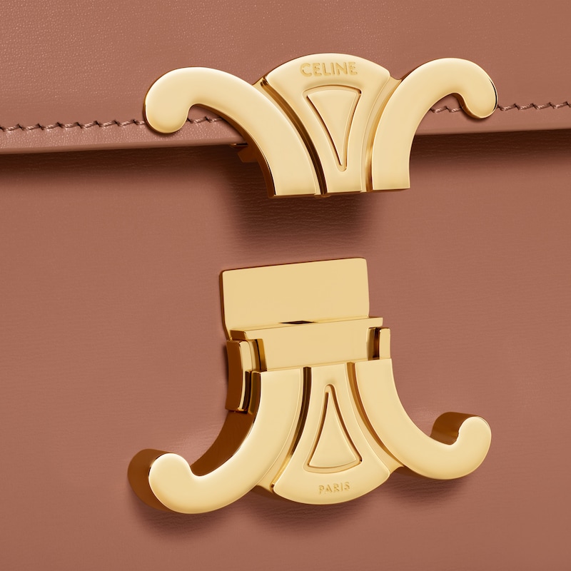 borsa teen triomphe in pelle di vitello lucida