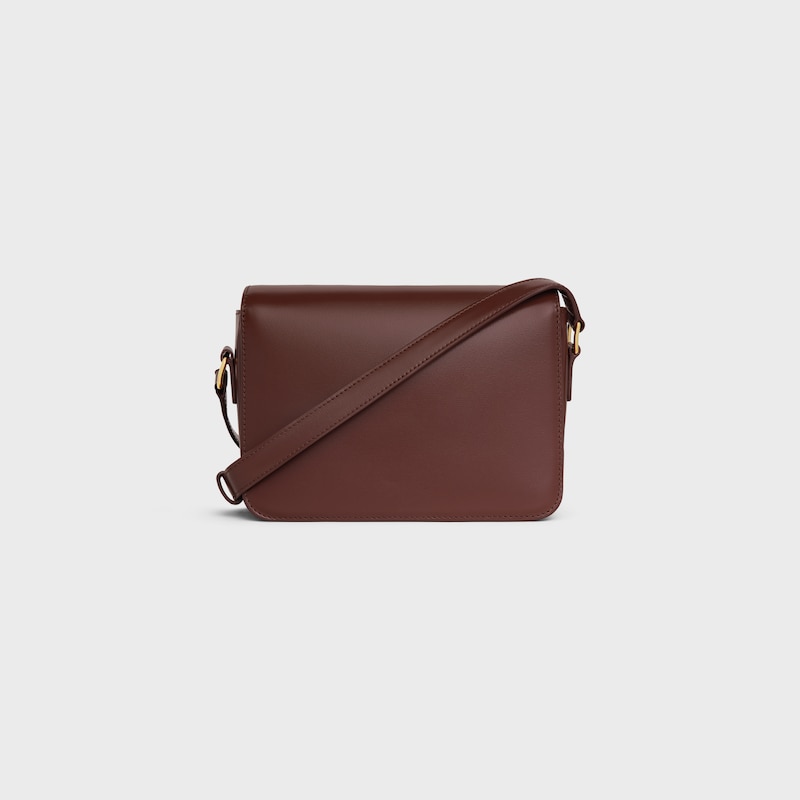 borsa teen triomphe in pelle di vitello lucida