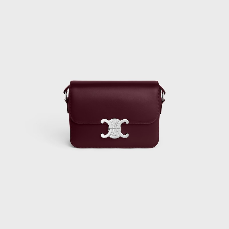 borsa teen triomphe in pelle di vitello lucida
