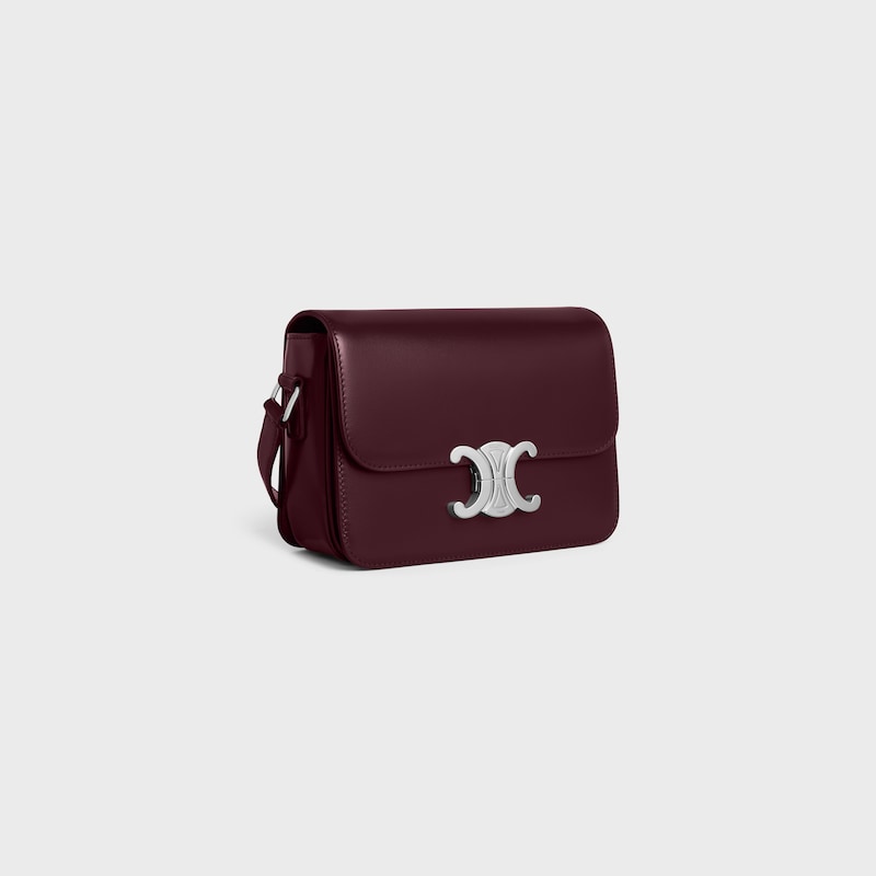 borsa teen triomphe in pelle di vitello lucida