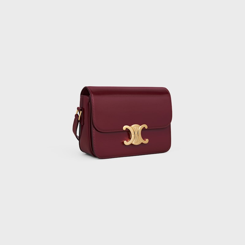 borsa teen triomphe in pelle di vitello lucida