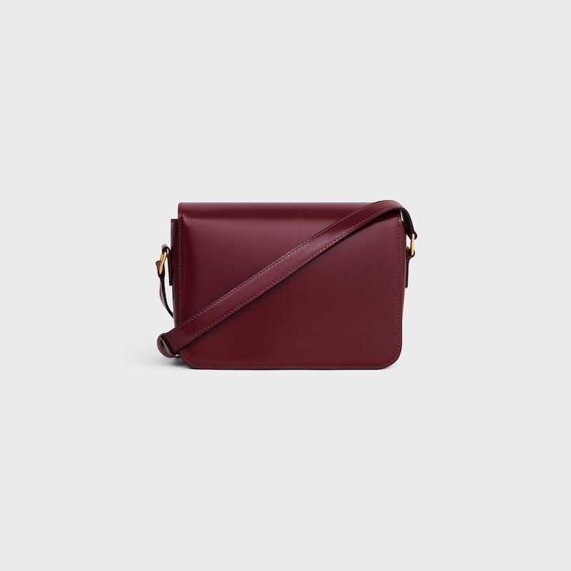 borsa teen triomphe in pelle di vitello lucida