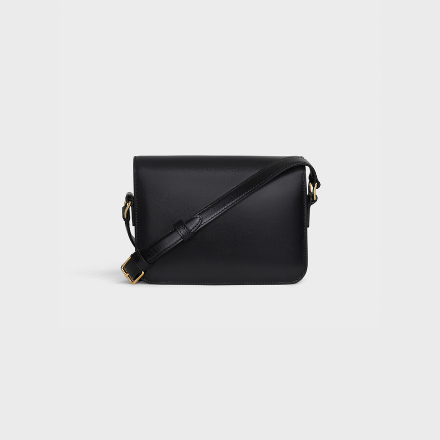 borsa teen triomphe in pelle di vitello lucida