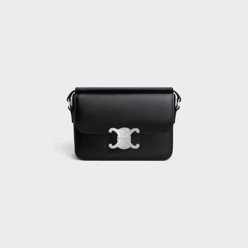 borsa teen triomphe in pelle di vitello lucida