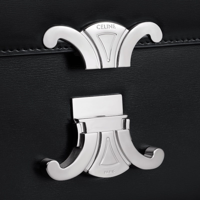borsa teen triomphe in pelle di vitello lucida