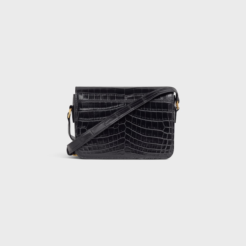borsa teen triomphe in coccodrillo
