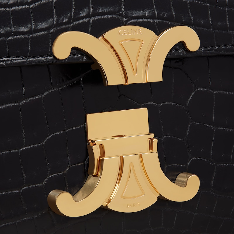 borsa teen triomphe in coccodrillo