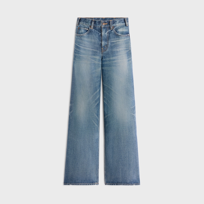 jeans da surf svasati in denim lavaggio union