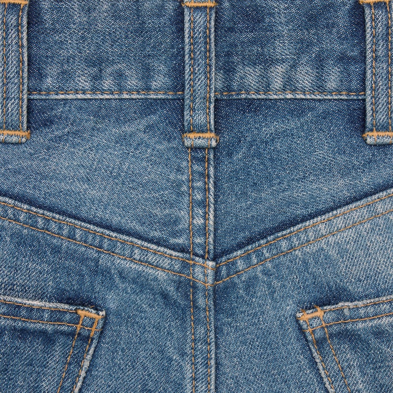 jeans da surf svasati in denim lavaggio union