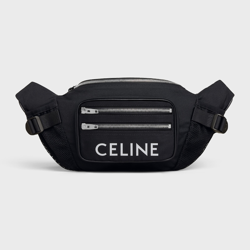 marsupio trekking in nylon con stampa celine